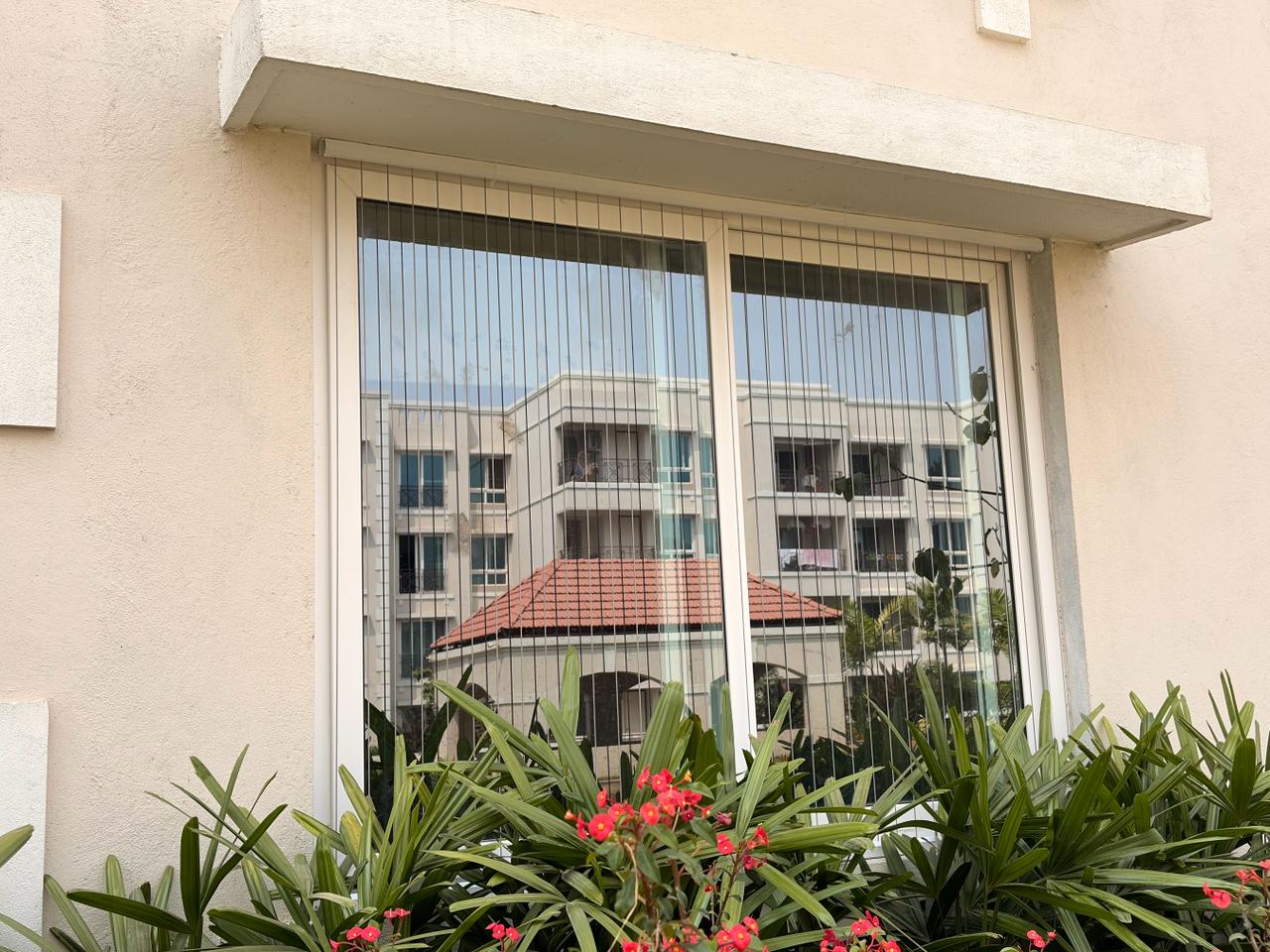 Indestructible Window Invisible Grill Installation